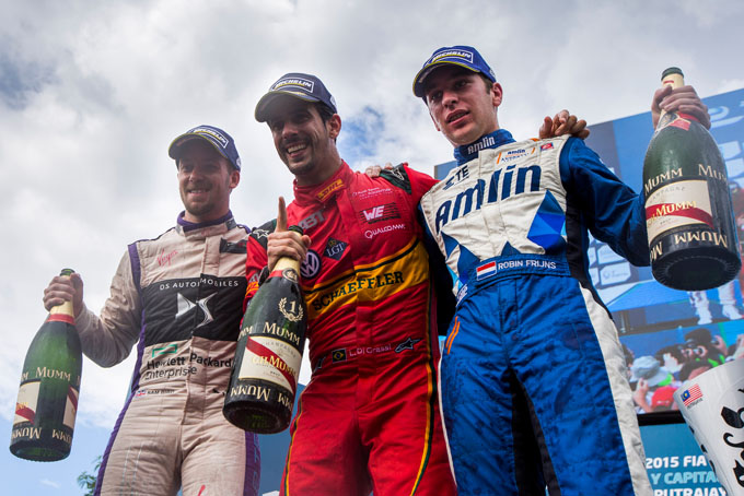 Robin Frijns podium Andretti